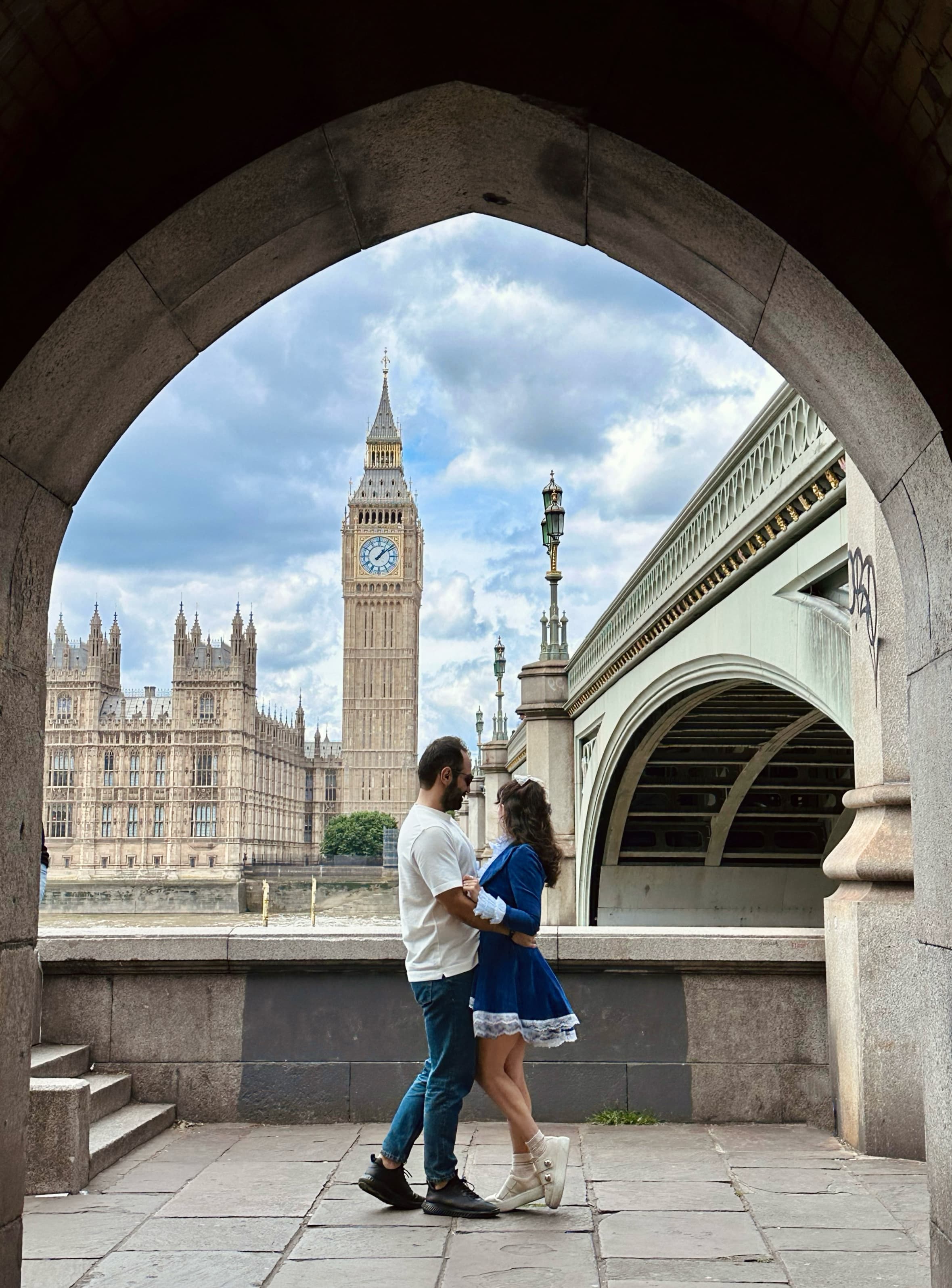 Farina and Hadi in London
